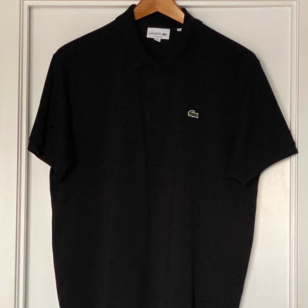 Lacoste Men's Polo Shirt in Black